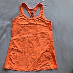 Under Armour Neon Orange Vented Tank
